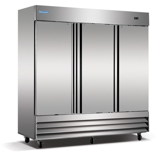 Norpole 72 Cuft. Up Right Reach-In Refrigerator with Solid Doors